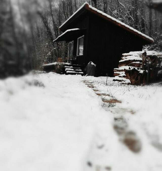 Cabanes cosy, vue Pyrénées après une journée de ski